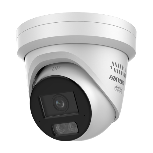 Camera de supraveghere IP Turret 8MP Smart Hybrid Light with ColorVu Hikvision DS-2CD2387G3-LIS2UY/SL(4MM), lentila fixa 4mm, iluminare min: Color: 0.0008 Lux @ (F1.0, AGC ON),0 Lux cu IR 30m, microfon incorporat, difuzor incorporat, interfata audio: 1/1, alarma: 1/1, slot card de memorie